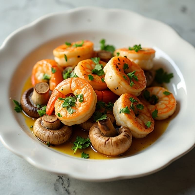 Garlic-Butter Roasted Mushrooms with Fresh Herbs