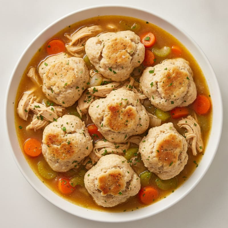 Homestyle Chicken and Herb Dumplings