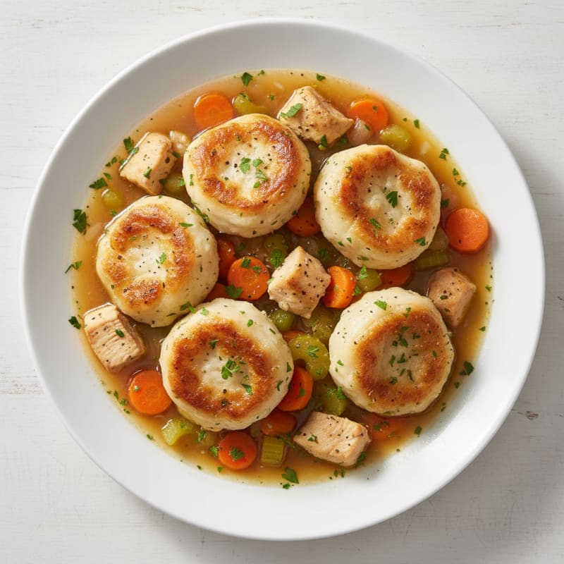 Homestyle Chicken and Herb Dumplings