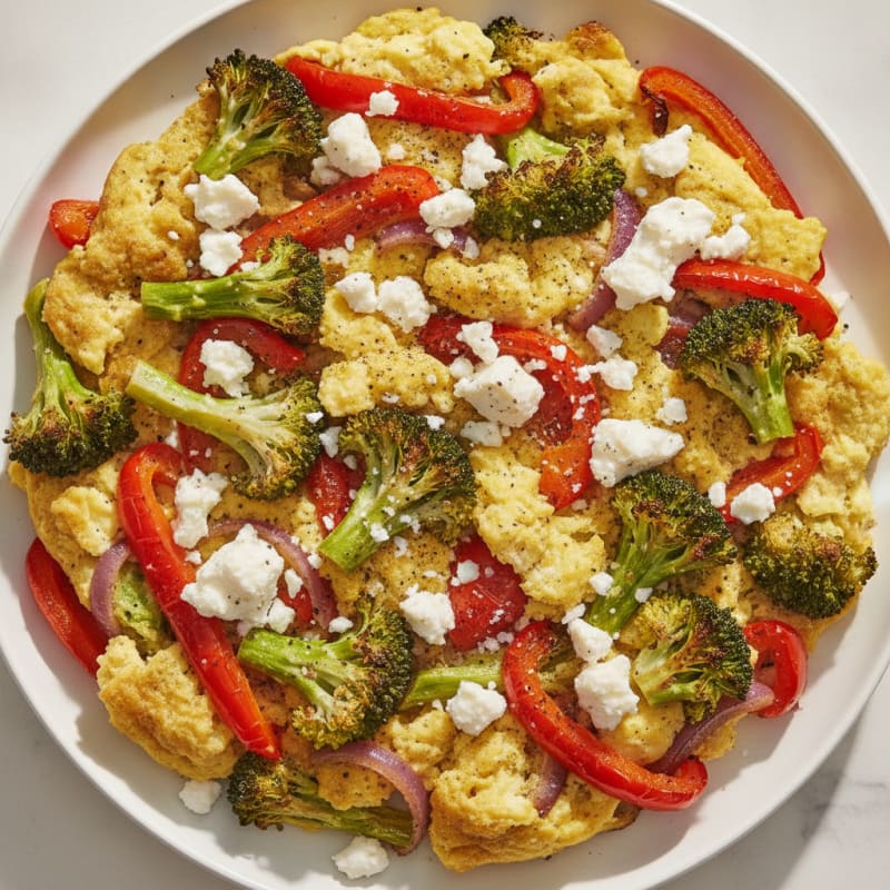 Sheet Pan Eggs with Roasted Vegetables
