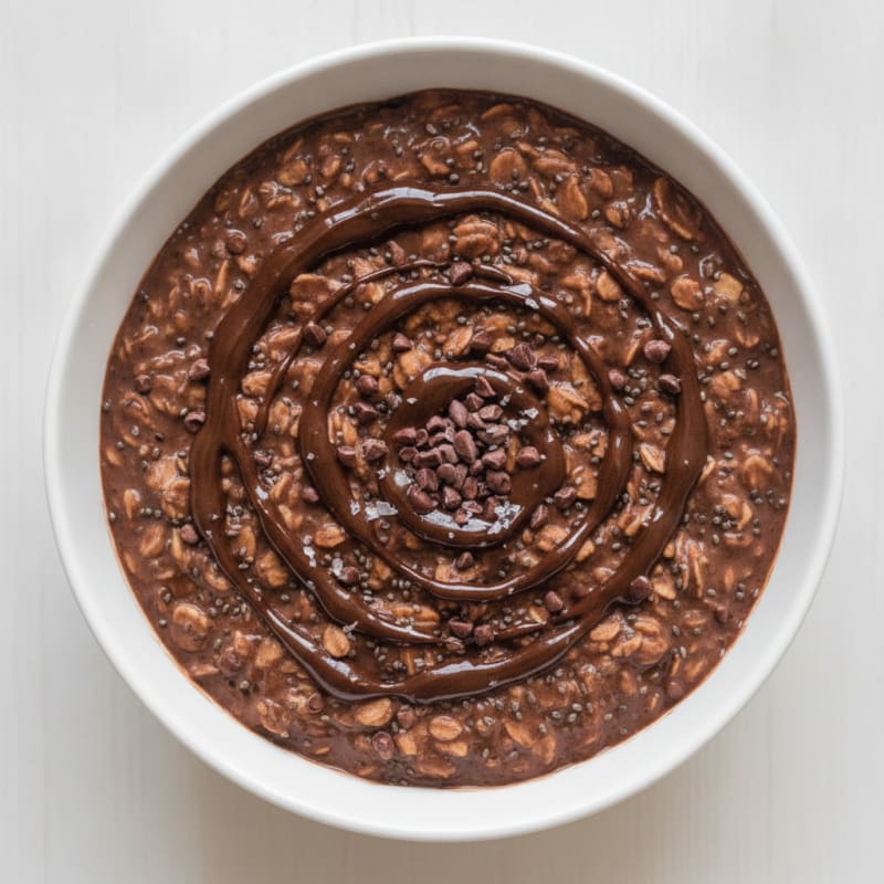 Chocolate Protein Powder Overnight Oats