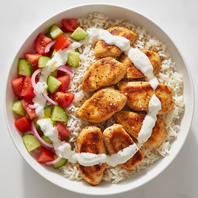 Chicken Shawarma Rice Bowl