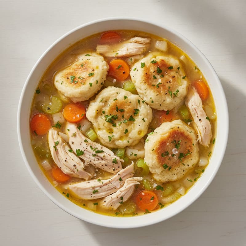 Homestyle Chicken and Herb Dumplings