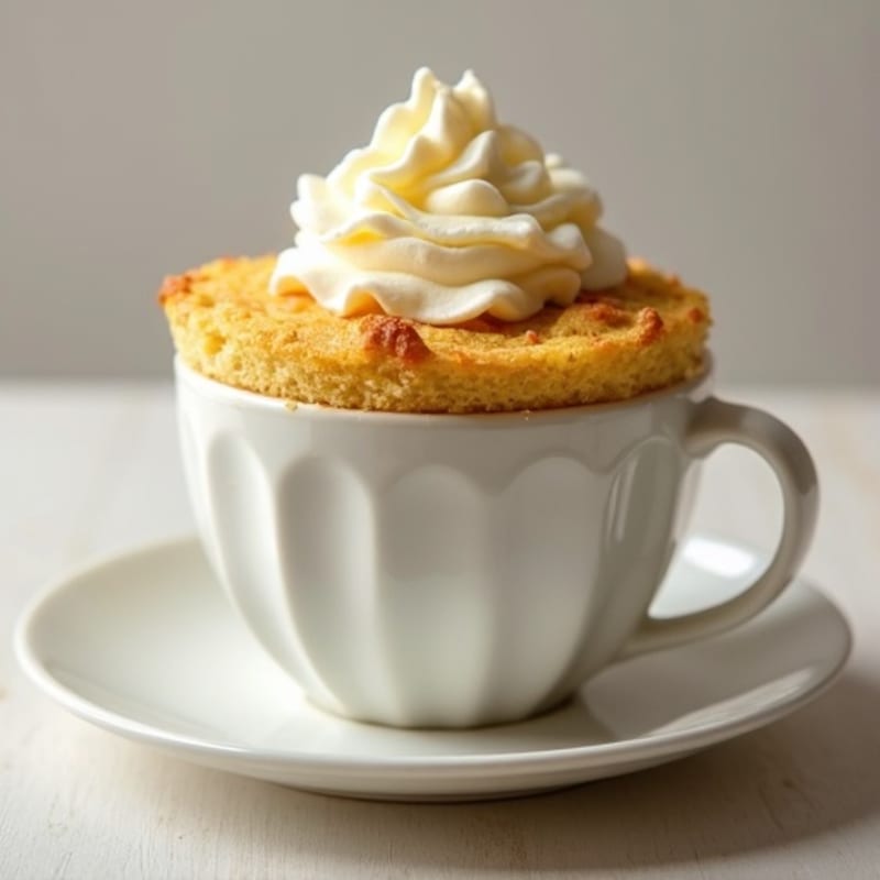 Quick Fluffy Protein Mug Cake