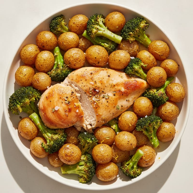 Sheet Pan Lemon Herb Chicken and Veggies