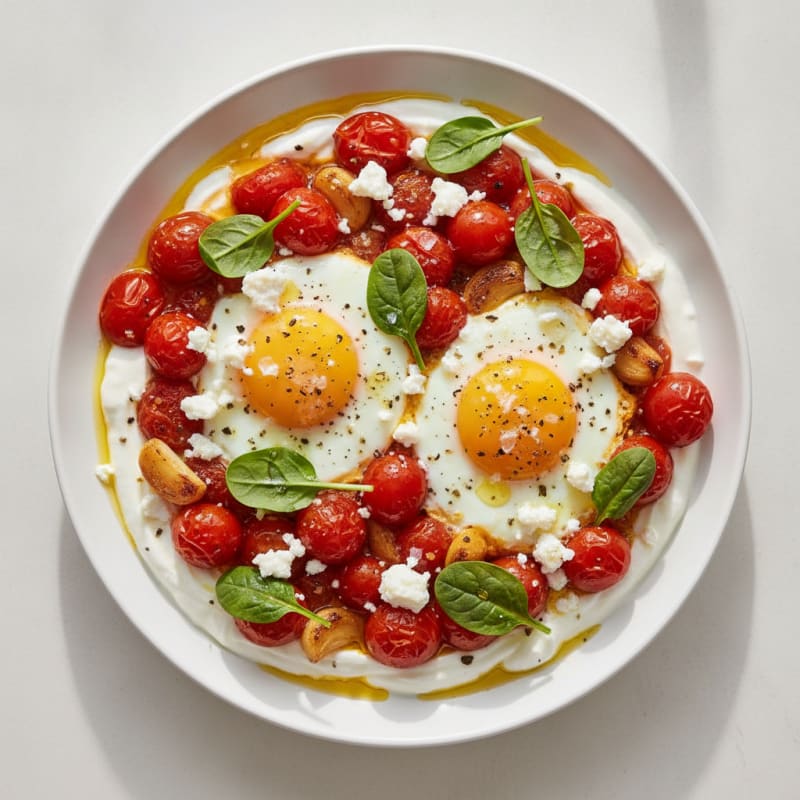 Baked Eggs with Roasted Tomatoes