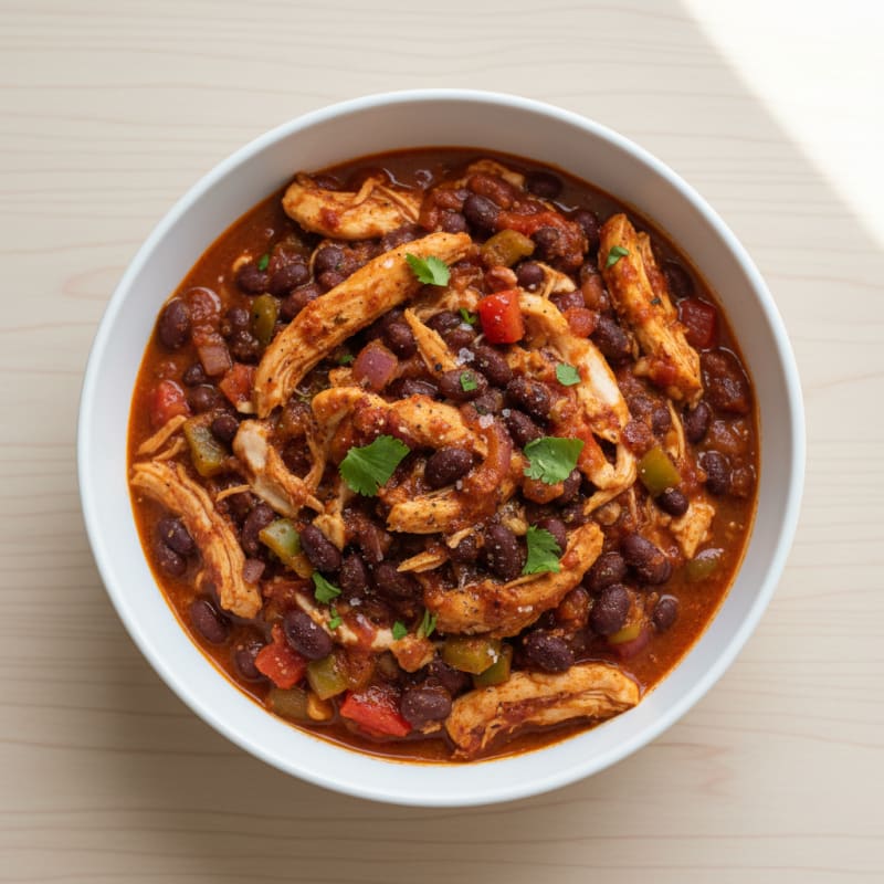 Chicken and Black Bean Chili