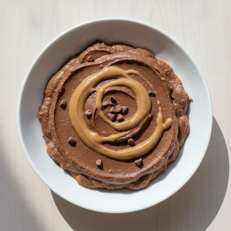 Protein Chocolate Pudding with Silken Tofu and Almond Butter
