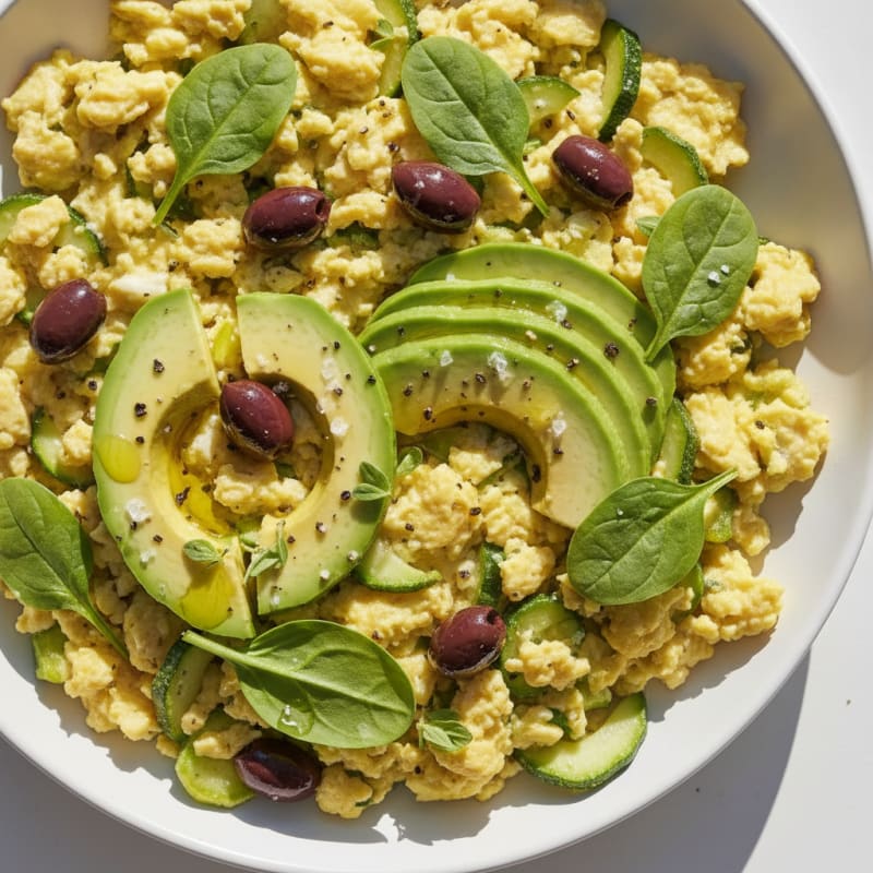 Mediterranean Herb Scrambled Eggs