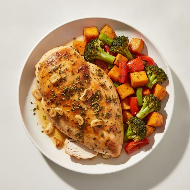 Garlic Herb-Roasted Chicken with Vegetables
