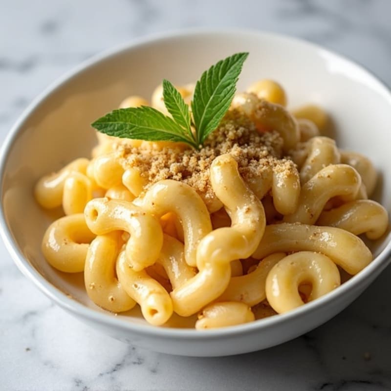 Creamy Cashew Cauliflower Alfredo with Chickpea Pasta