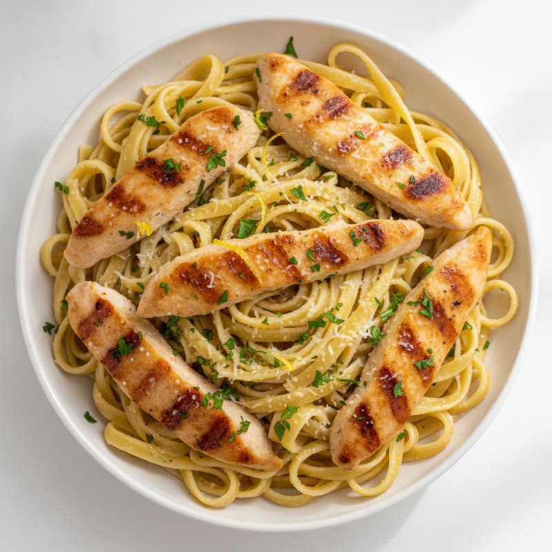 Lemon-Herb Chicken Fettuccine