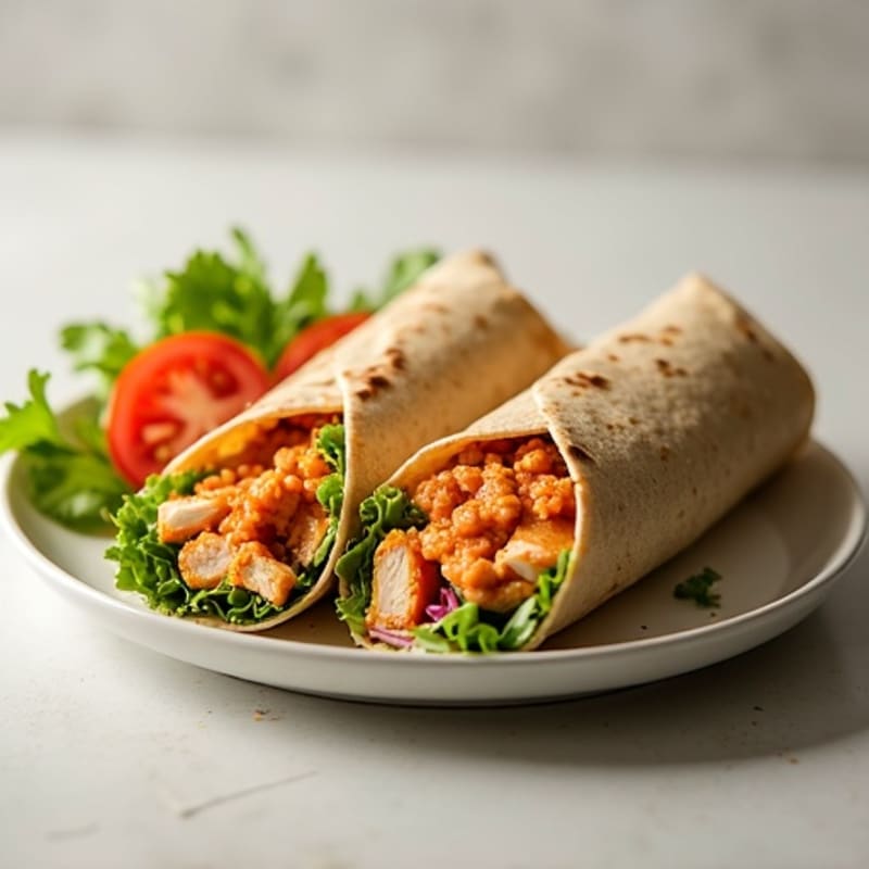 Fresh Buffalo Ranch Chicken Wrap