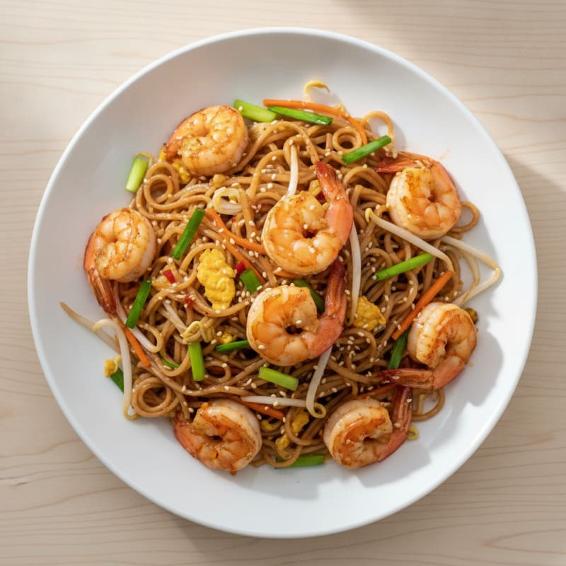 Shrimp Pad Thai Noodles
