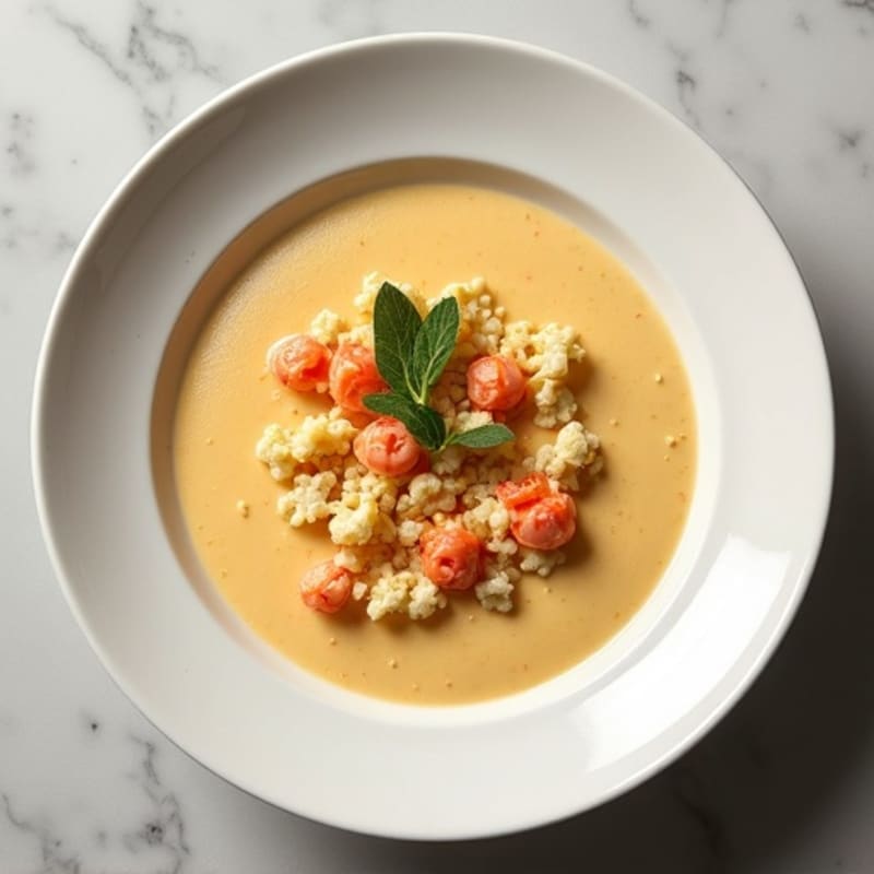 Silky Cauliflower Lobster Bisque