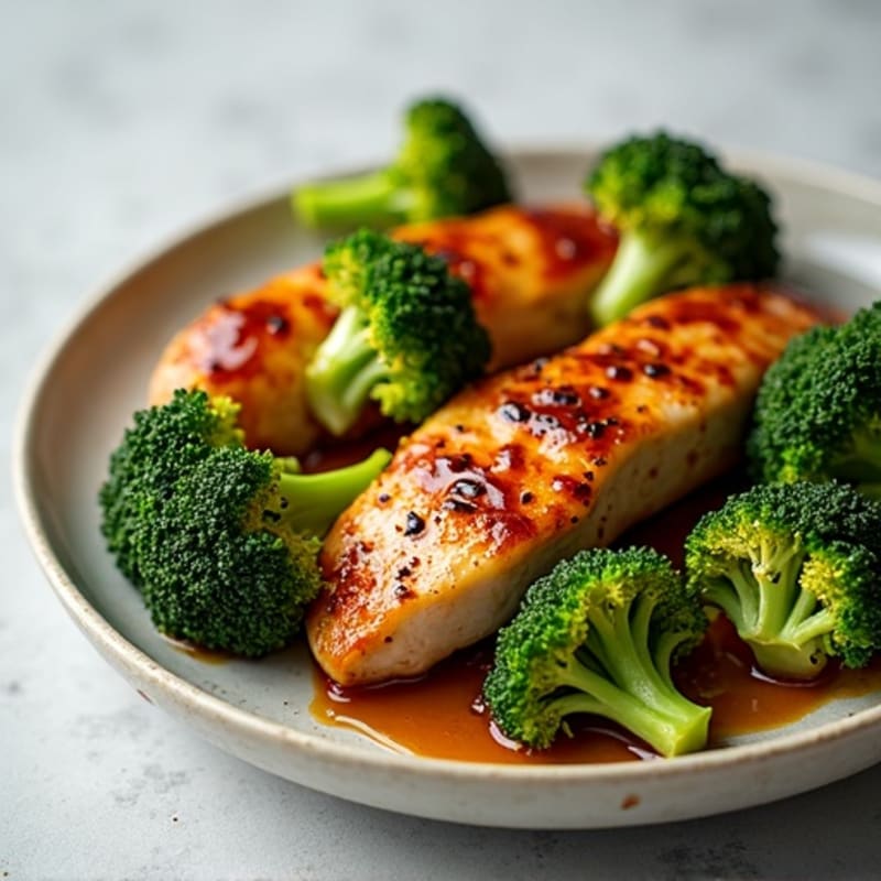 Sheet Pan Teriyaki Chicken with Crispy Roasted Broccoli