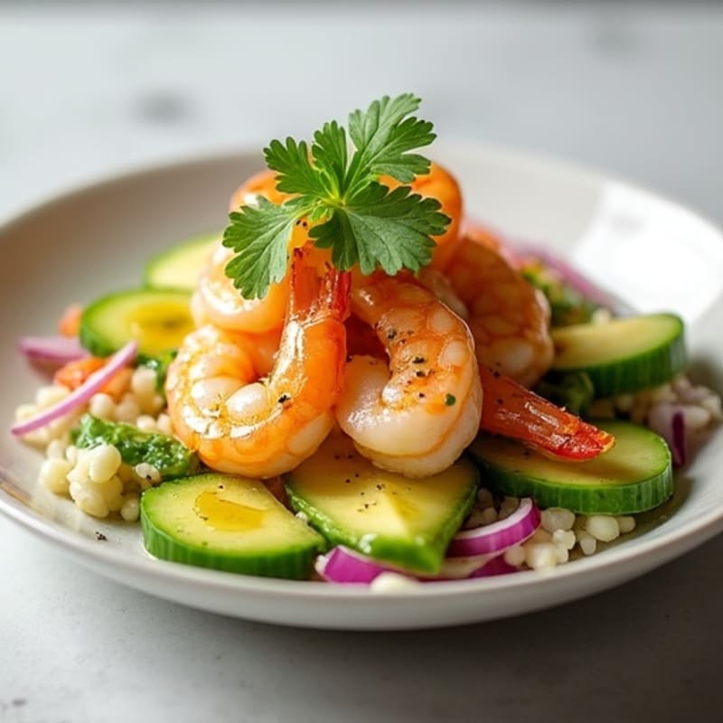 Citrus-Marinated Shrimp and Creamy Avocado Ceviche