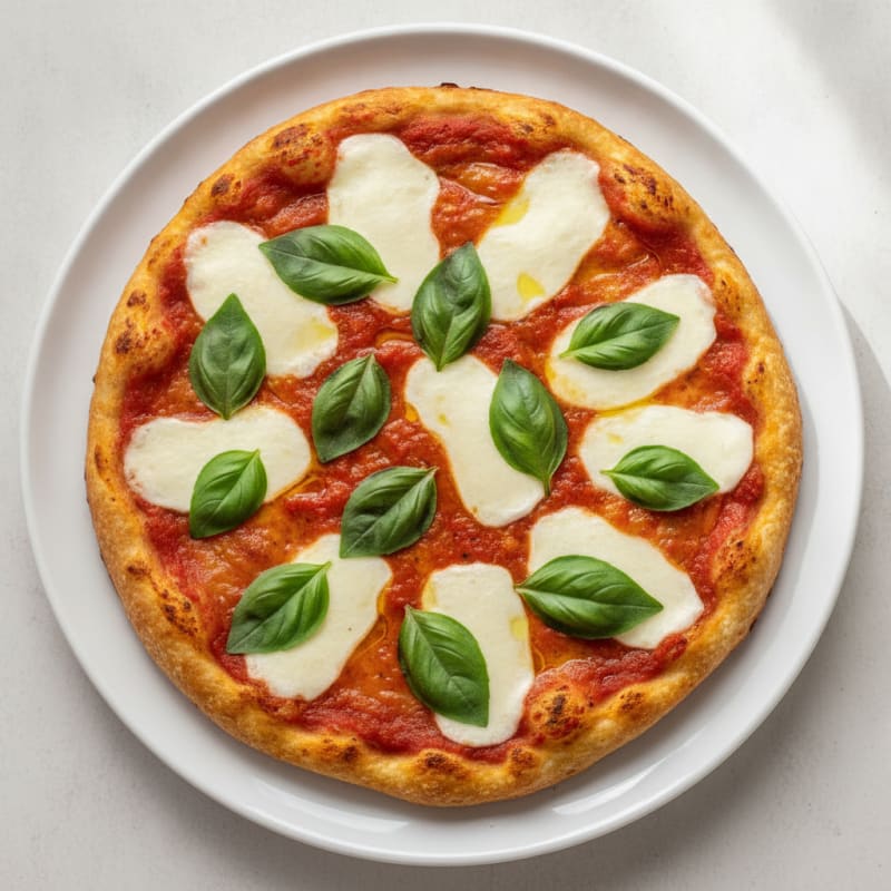 Classic Margherita Pizza with Fresh Basil