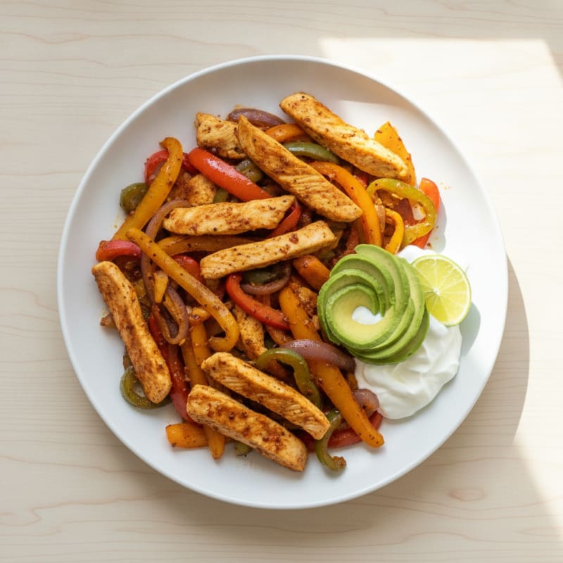 Chicken and Pepper Fajita Skillet