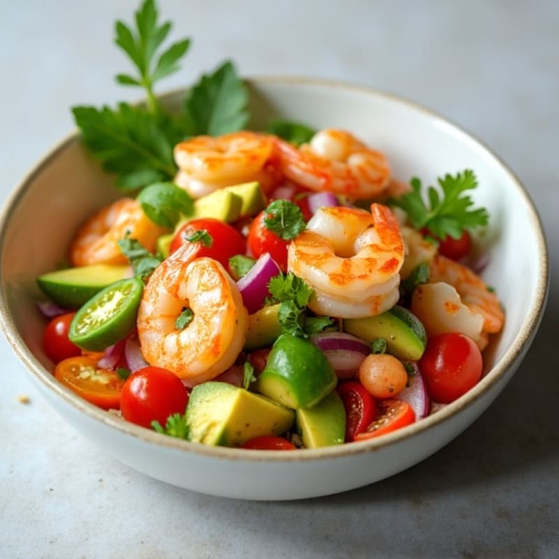 Fresh Shrimp and Avocado Ceviche