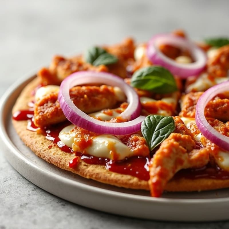 Crispy BBQ Chicken Flatbread Pizza