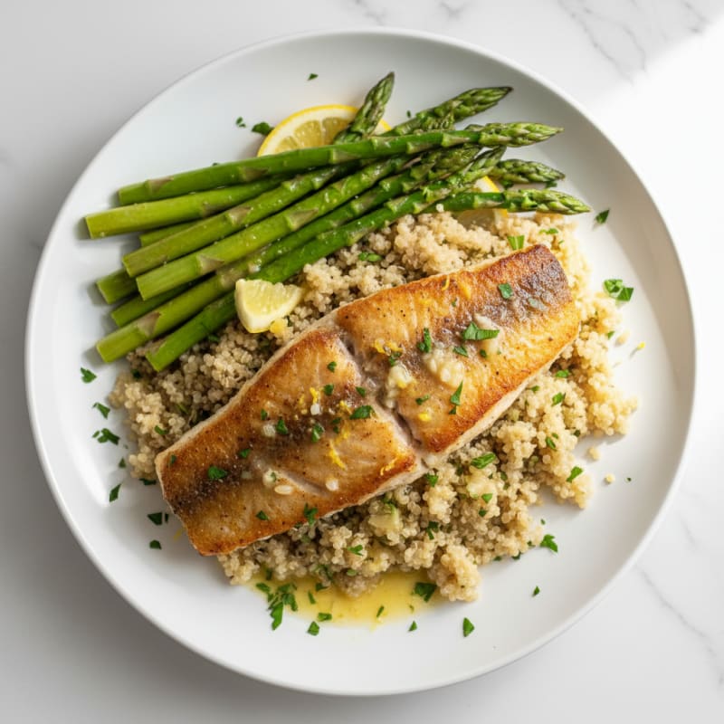 Golden Pan-Seared Rockfish with Zesty Lemon