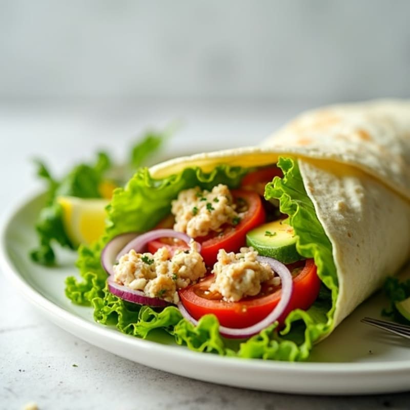 Creamy Avocado Turkey Lettuce Wrap
