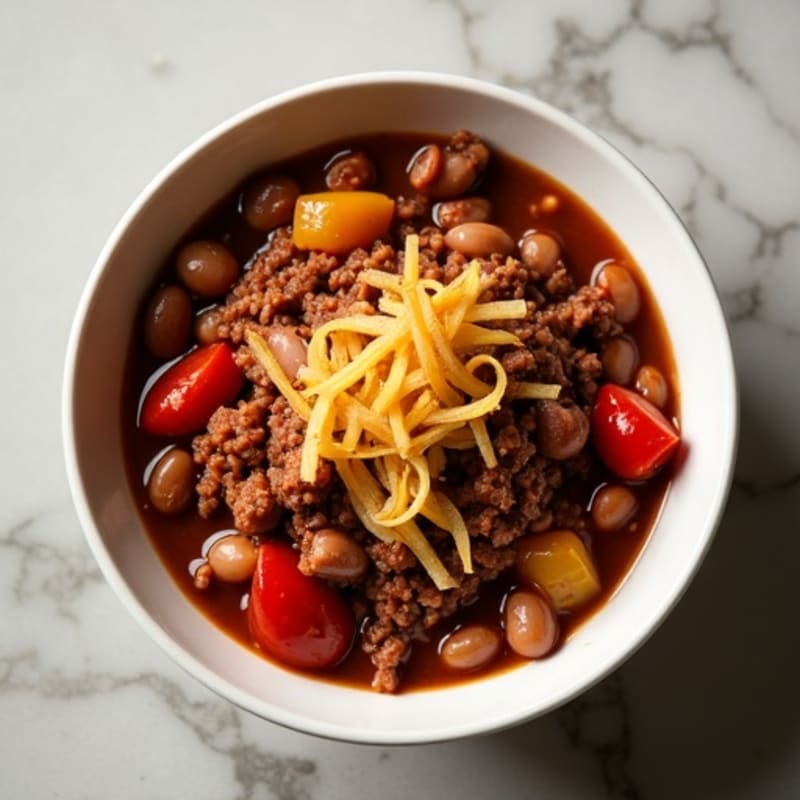 Hearty Slow Cooker Beef Chili