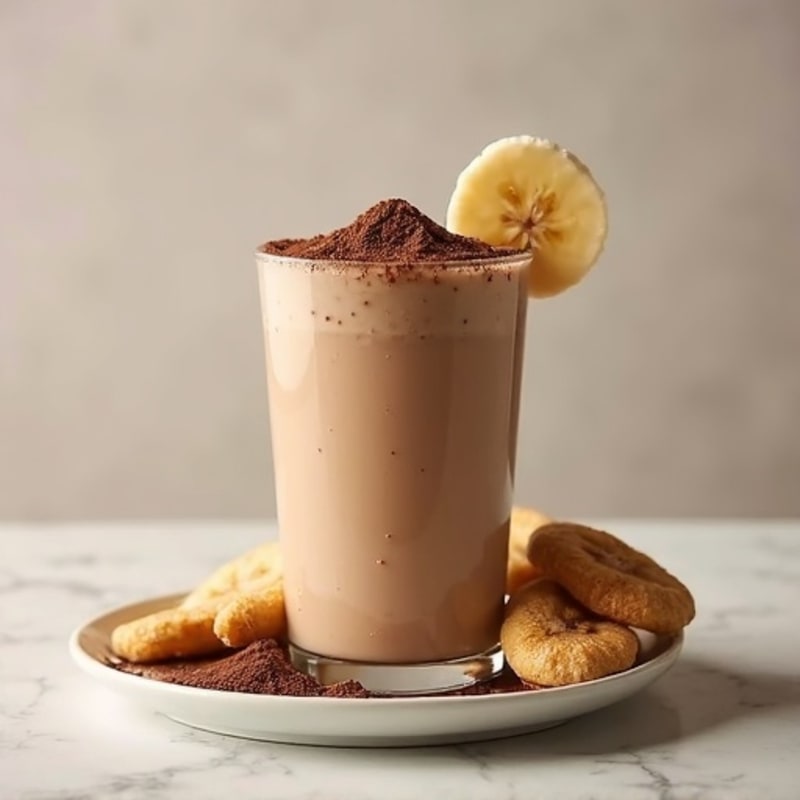 Creamy Peanut Butter Chocolate Protein Shake