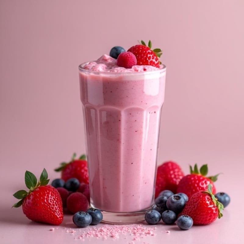 Creamy High-Protein Berry Smoothie