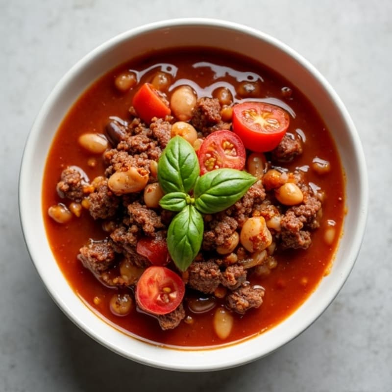 Hearty Lean Beef and Bean Chili