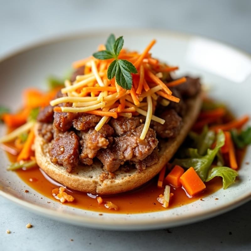 Slow-Cooked Lean Pulled Pork with Crispy Slaw