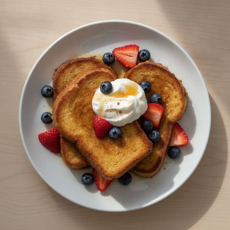 Brioche French Toast with Berries