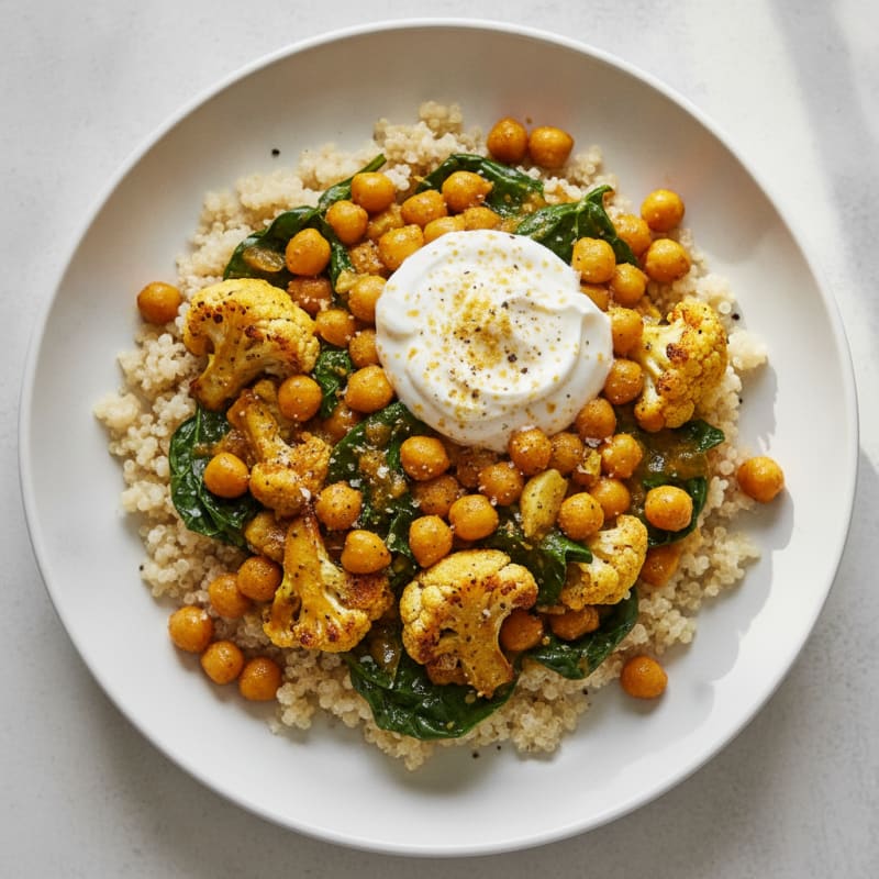 Roasted Vegetable and Chickpea Curry