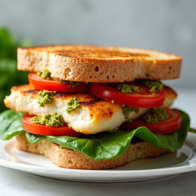 Grilled Pesto Chicken Sandwich