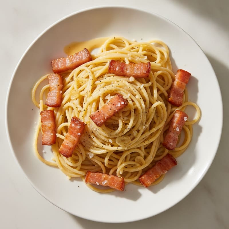 Classic Carbonara with Pancetta