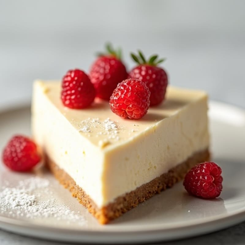 Creamy Greek Yogurt Protein Cheesecake