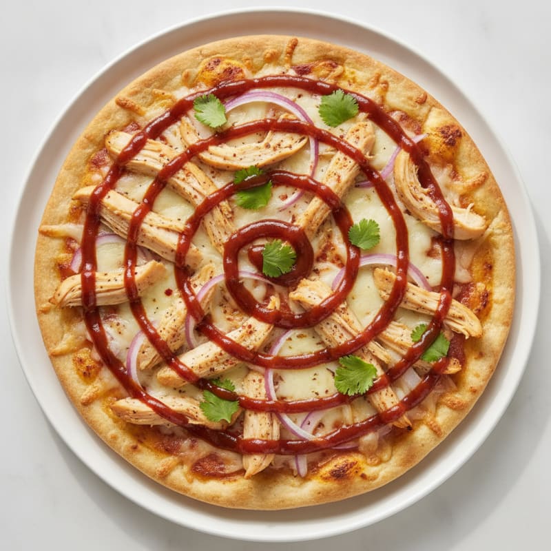 High-Protein BBQ Chicken Pizza
