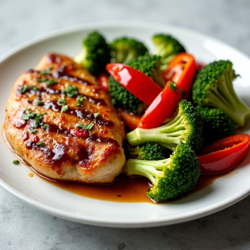 Teriyaki Chicken with Roasted Vegetables
