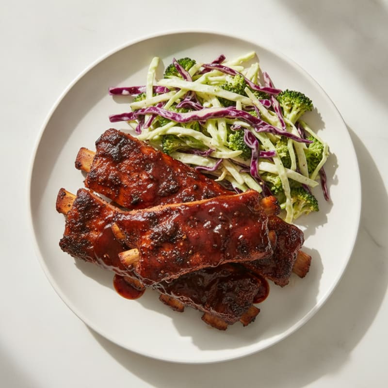 Sticky BBQ Baby Back Ribs