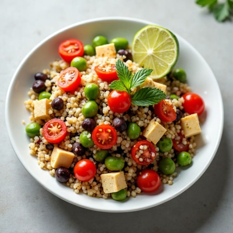 Vibrant Quinoa and Black Bean Salad with Fresh Cilantro Lime