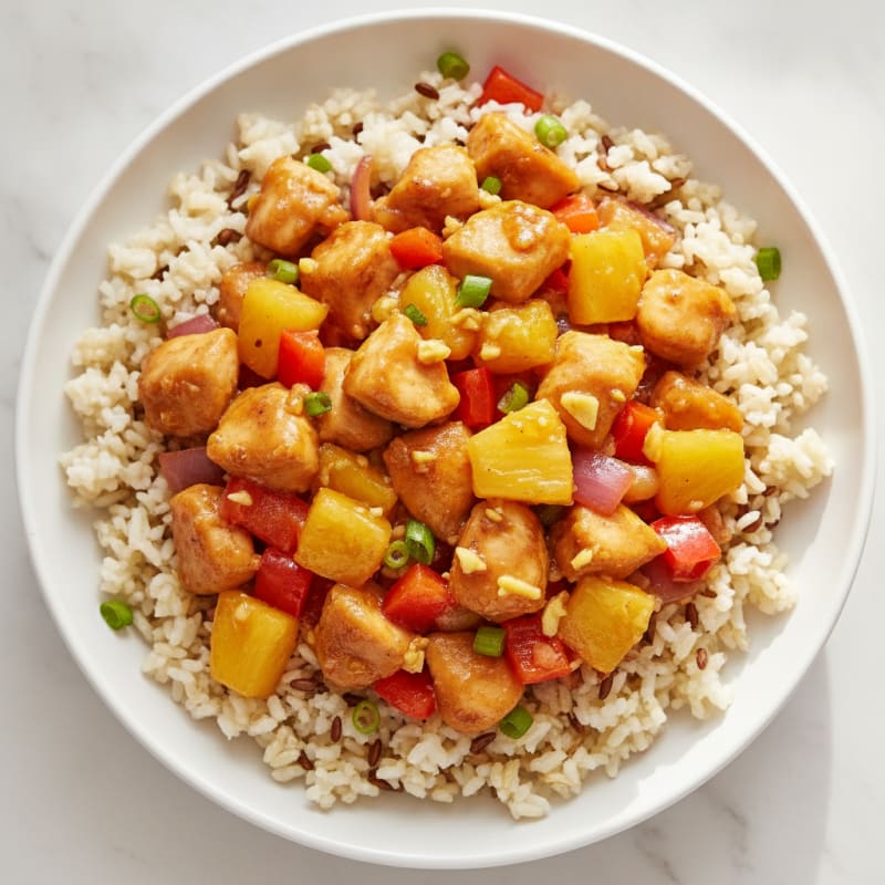 Sweet and Sour Chicken with Pineapple