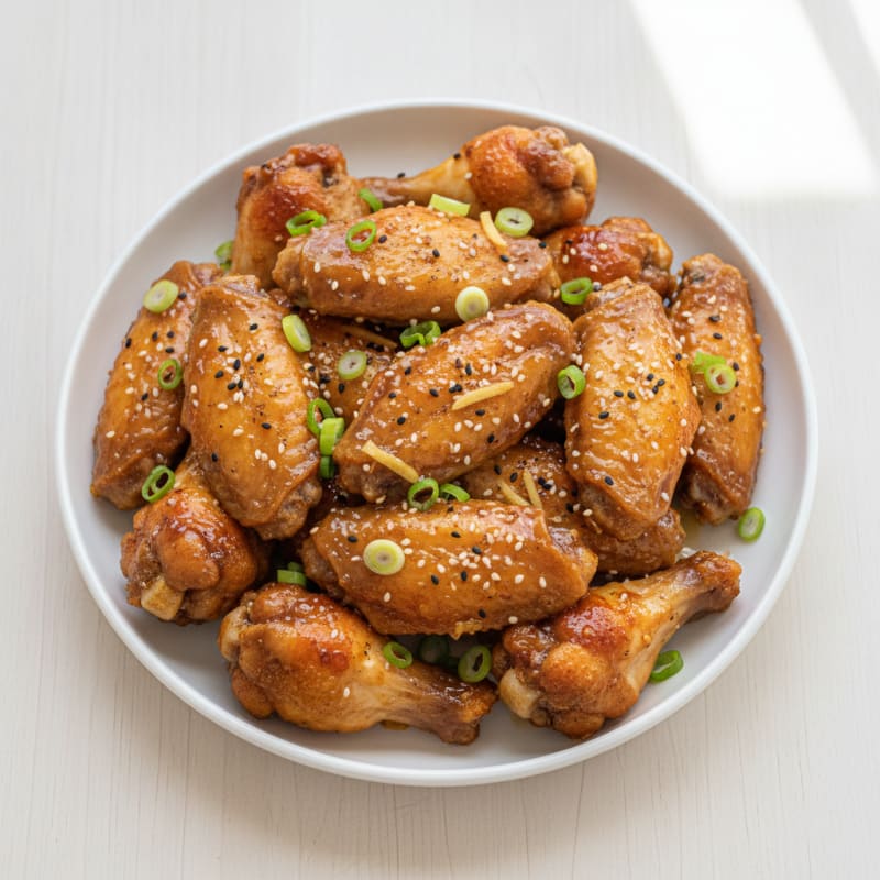 Honey-Garlic Baked Chicken Wings