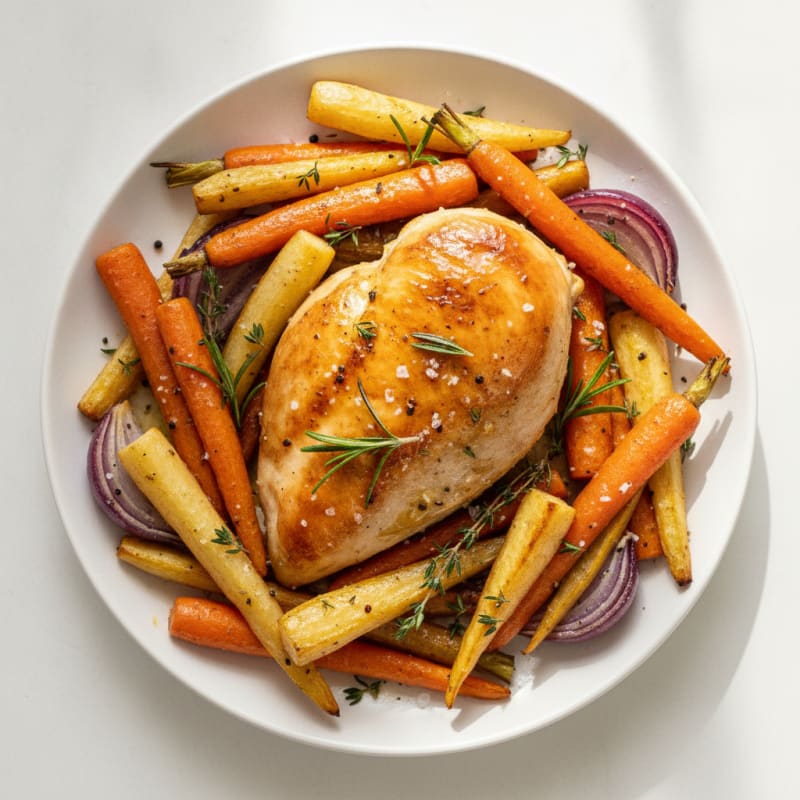 Herb-Roasted Chicken with Root Vegetables