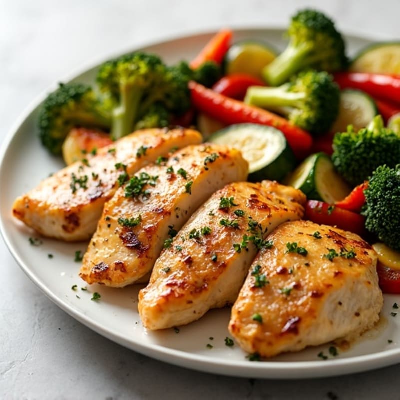 Sheet Pan Lemon Herb Chicken with Crispy Roasted Vegetables