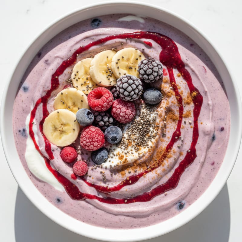 Creamy Berry Banana Smoothie