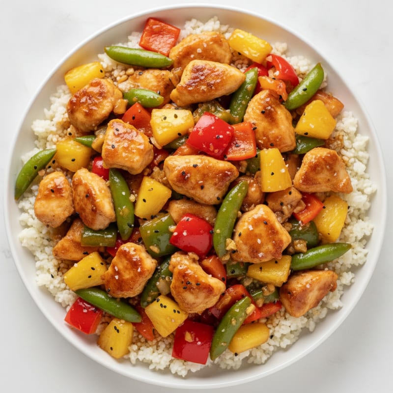 Sweet and Sour Chicken Stir-Fry