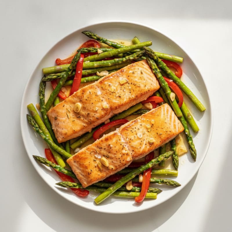 Sheet Pan Lemon Herb Salmon