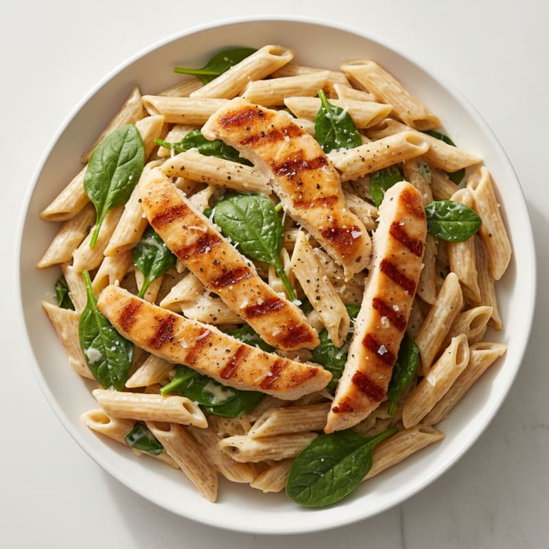 Creamy Garlic Chicken Alfredo Pasta