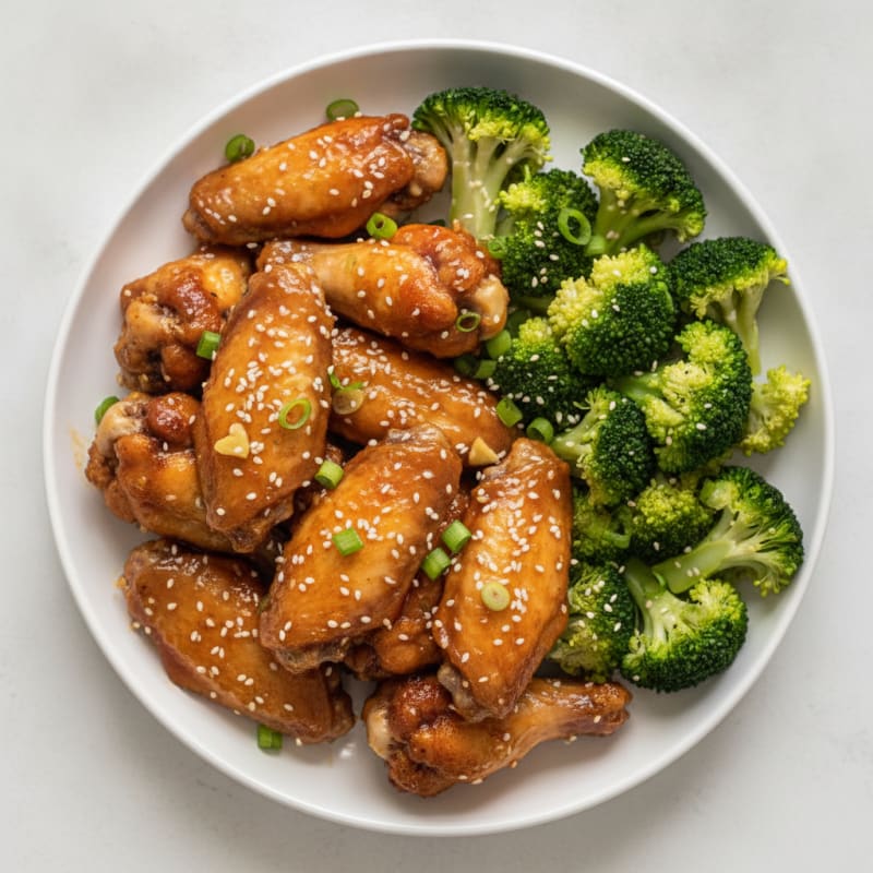 Sweet Honey-Garlic Chicken Wings